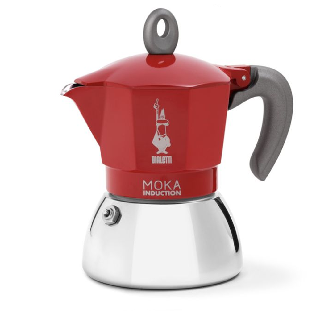 Bialetti Espressokocher New Moka Induction rot