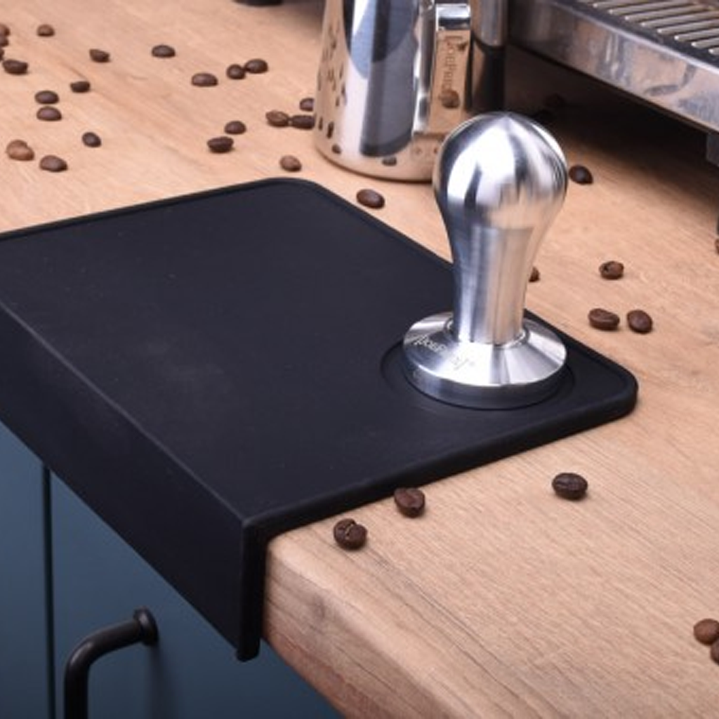 Tampermatte mit Ecke